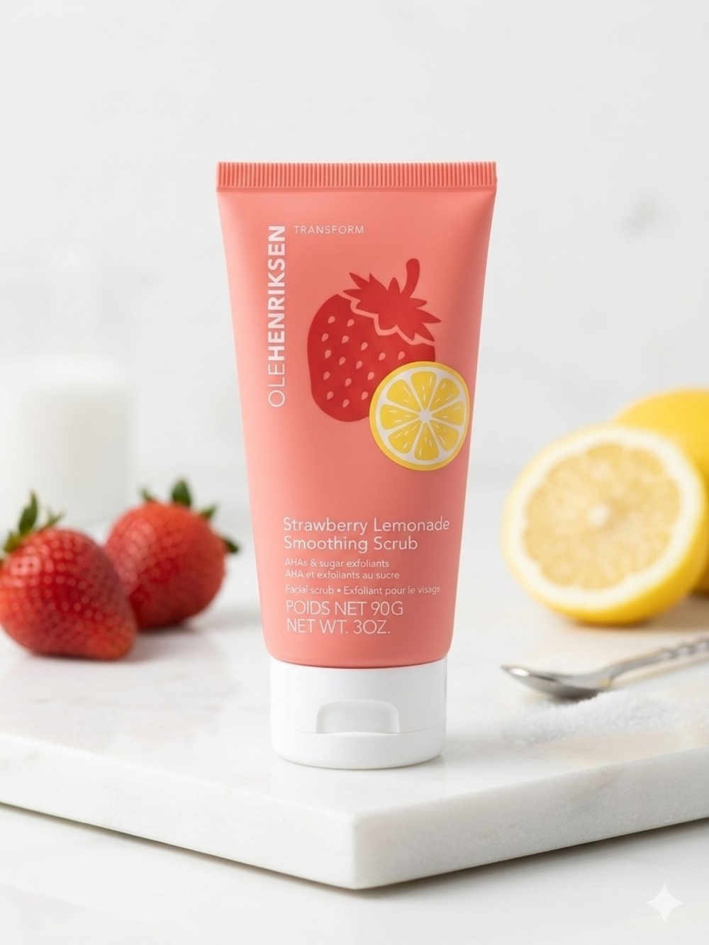 OLEHENRIKSEN Strawberry Lemonade Smoothing Scrub - Full Size 3oz